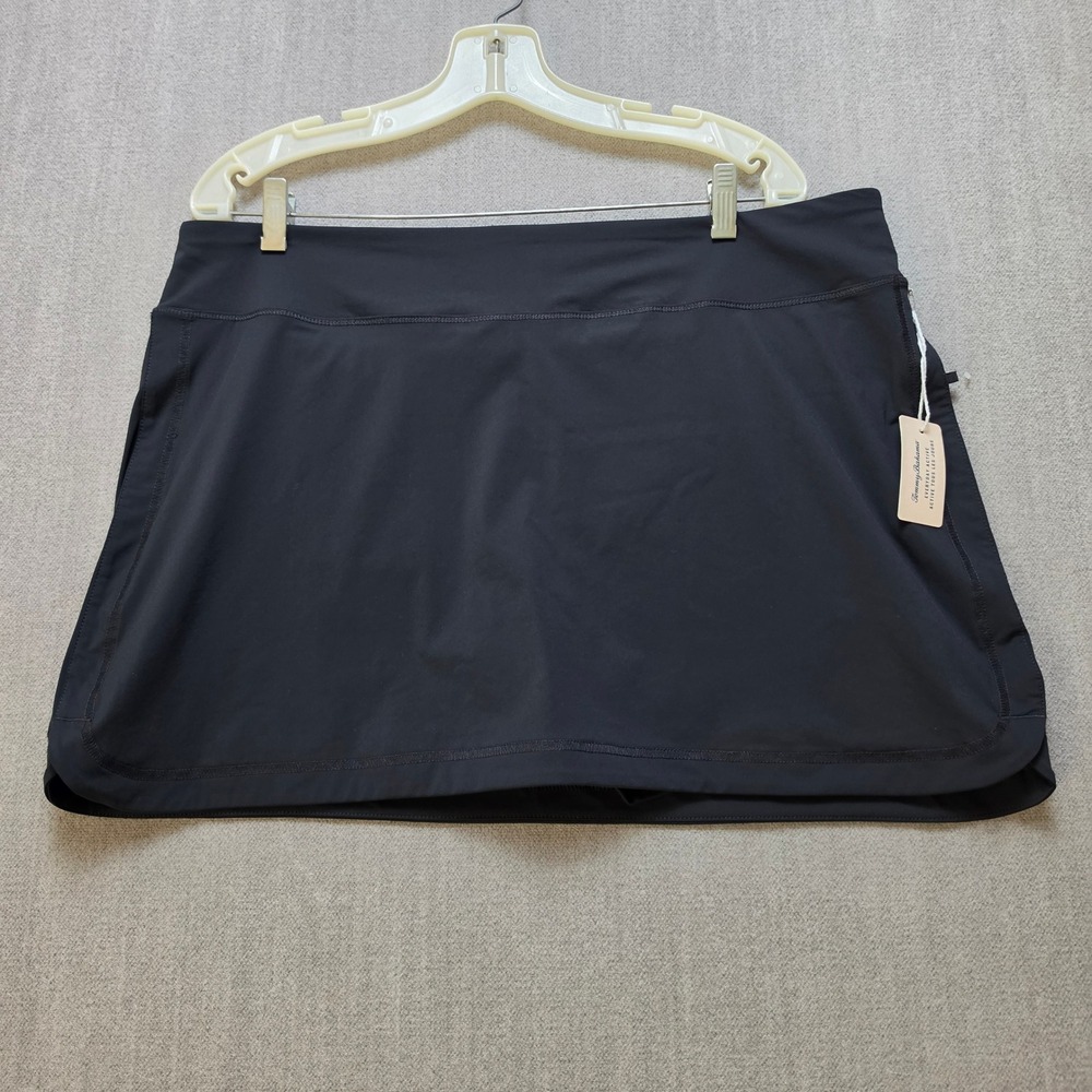 Tommy Bahama Skort Women XL Black Everyday Active Athletic Skirt New
